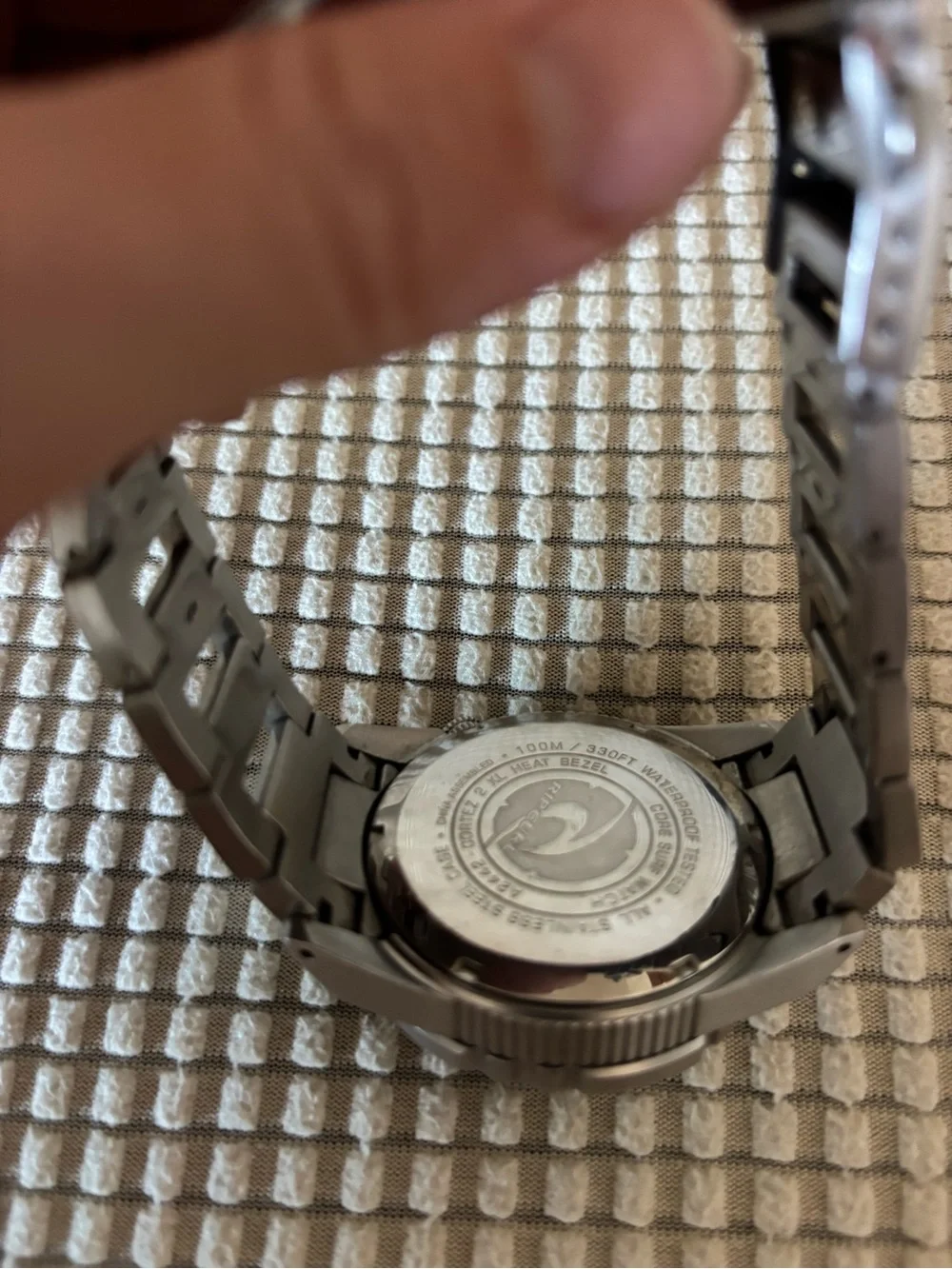 Rip Curl Silver Stainless Steel Watch